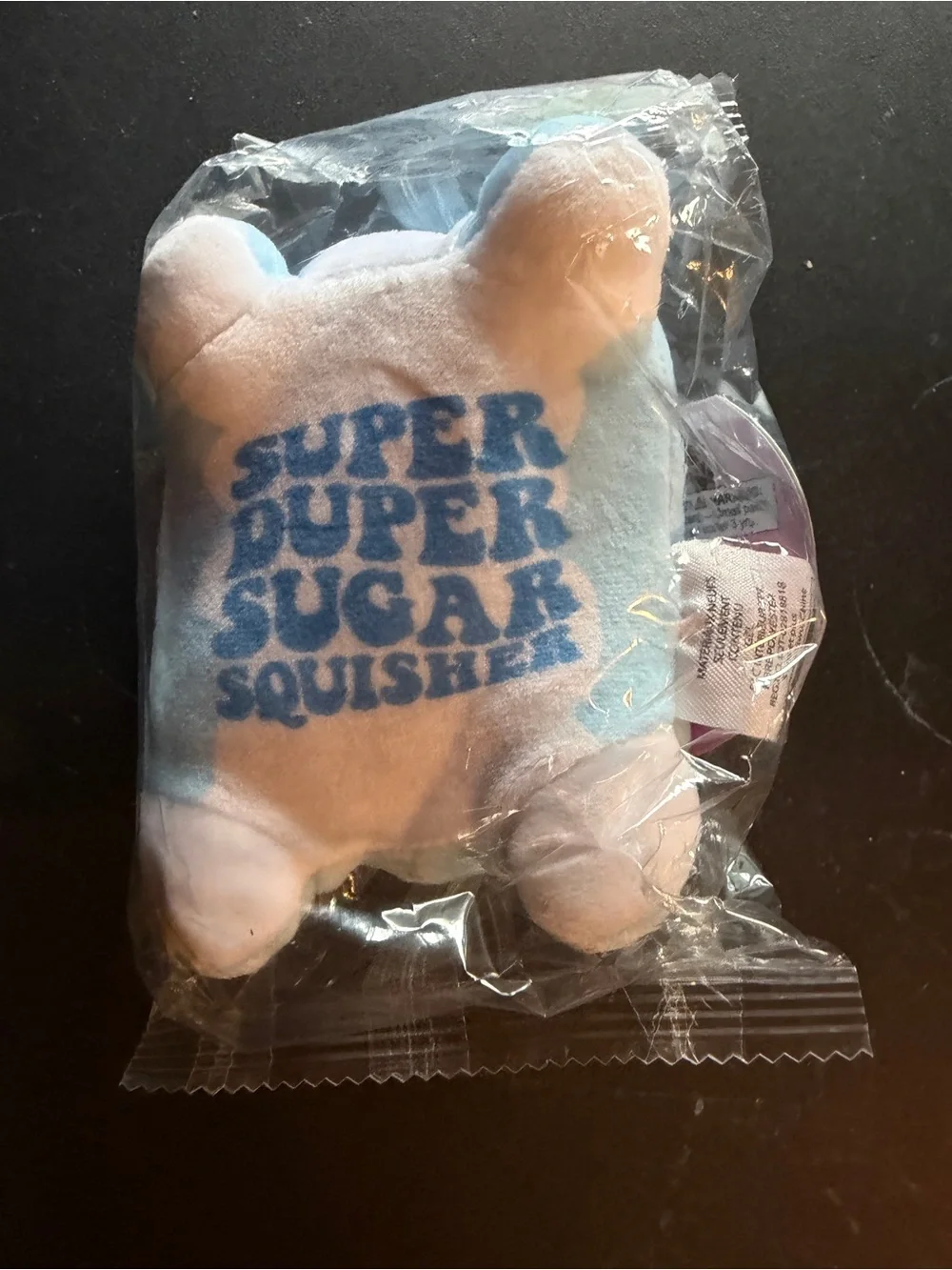 Squishy Top Trenz Super Duper Sugar Squisher Plush Nico Blue Cat Puurfect Pals
